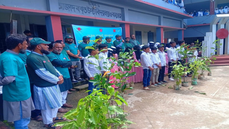 প্রকৃতি ও জীবন ক্লাব মৌলভীবাজারের উদ্যোগে বৃক্ষরোপ...